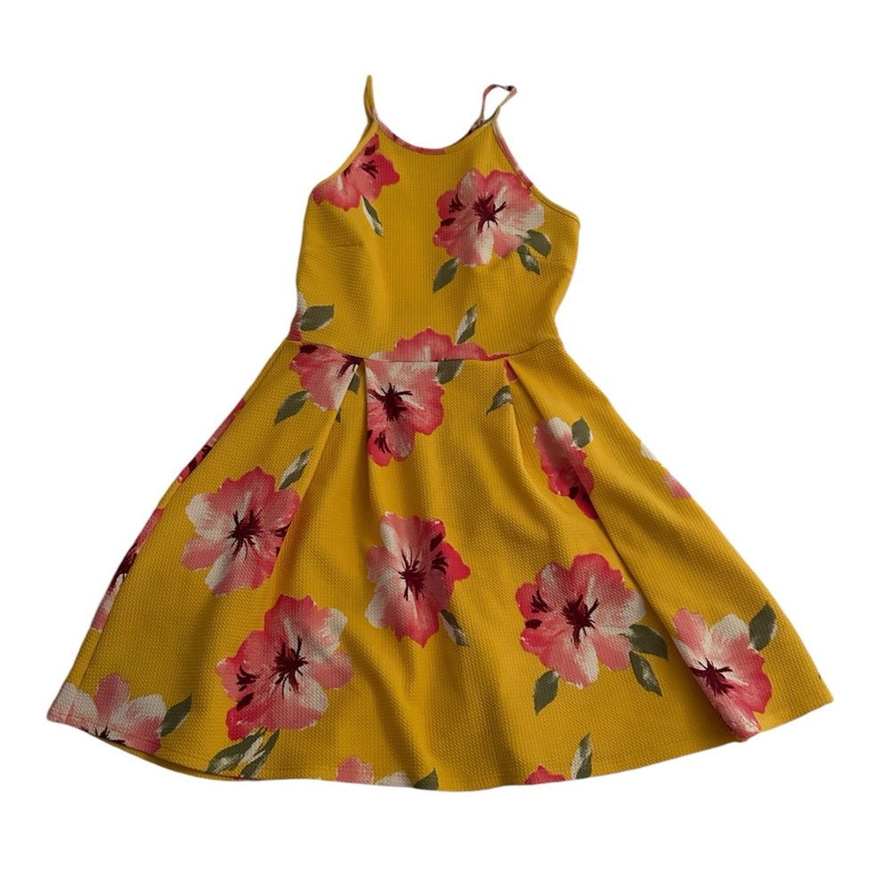 Yellow floral Soprano dress size S